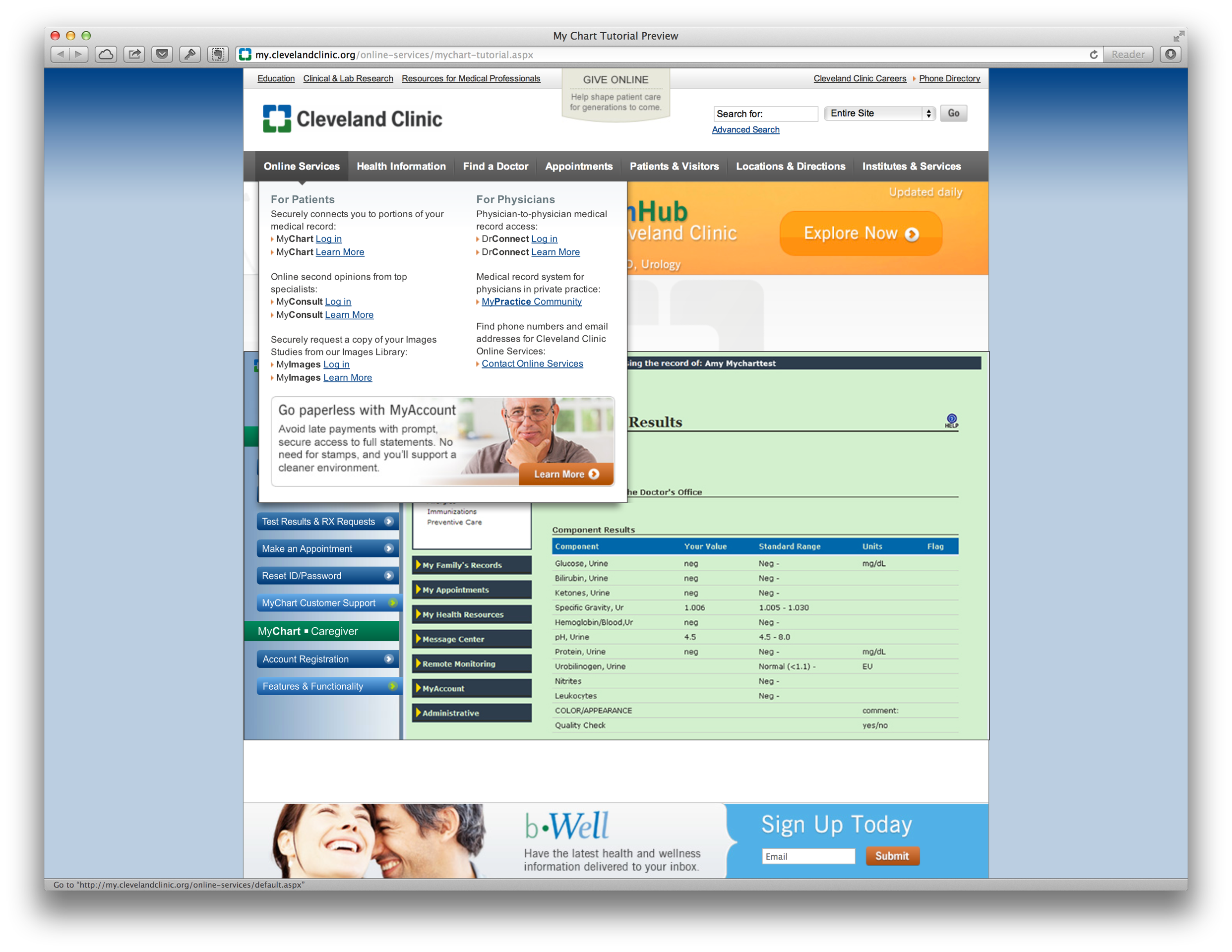 Cleveland Clinic Org My Chart