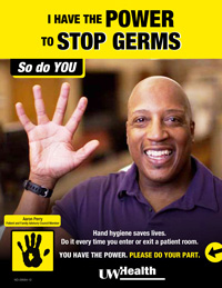 I have the power to stop germs. So do you